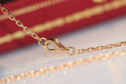 LOVE DOUBLE RING DIAMOND NECKLACE