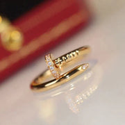 JUSTE RING 2.65MM GOLD DIAMOND