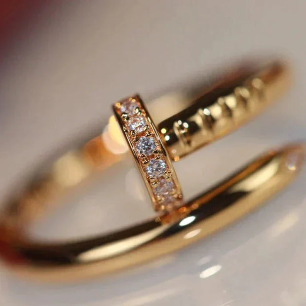 JUSTE RING 2.65MM GOLD DIAMOND