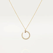 JUSTE NECKLACE GOLD DIAMONDS