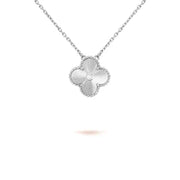 CLOVER NECKLACE SILVER