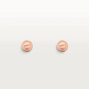 LOVE EARRINGS PINK GOLD 7.2MM