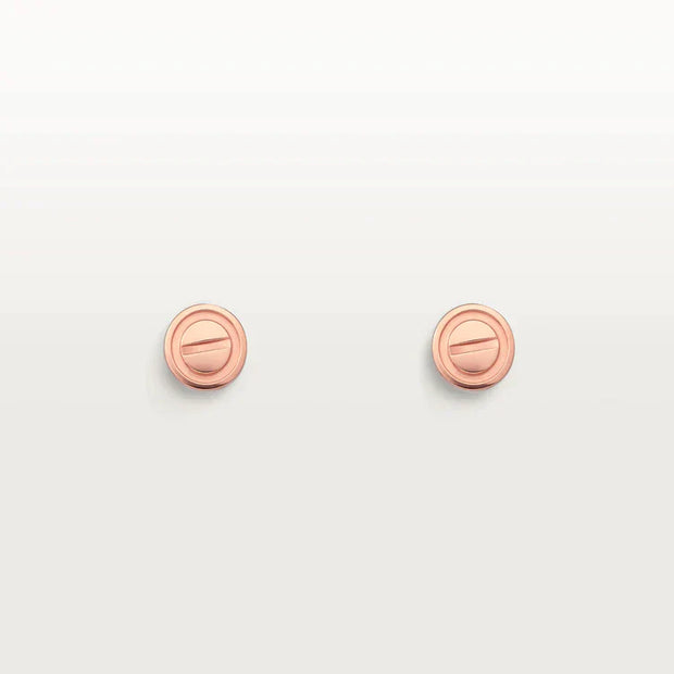 LOVE EARRINGS PINK GOLD 7.2MM