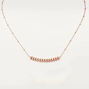 CLASH PINK GOLD NECKLACE