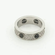 LOVE RING 5.5MM DIAMONDS PAVED