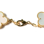 CLOVER BRACELET 5 MOTIFS MOP