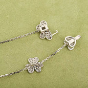 FRIVOLE SILVER 9 FLOWERS NECKLACE