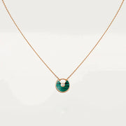 AMULETTE MALACHITE NECKLACE