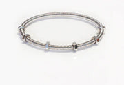 NUTS AND BOLTS SILVER BRACELET