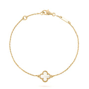 CLOVER GOLD MOP BRACELET