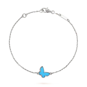 BUTTERFLY TURQUOISE SILVER BRACELET