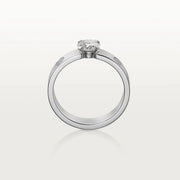 LOVE RING 4MM 1 BIG DIAMOND