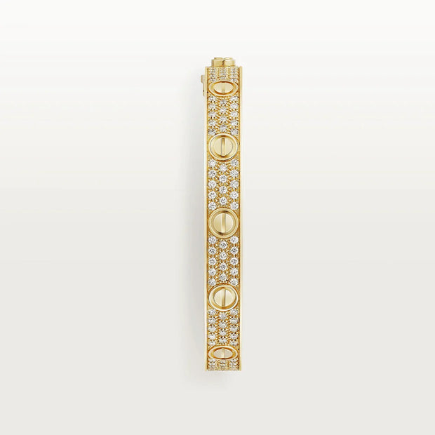 LOVE BRACELET 6.1MM DIAMOND-PAVED