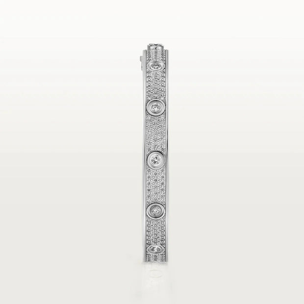 LOVE BRACELET 6.1MM DIAMOND-PAVED 10 BIG DIAMONDS