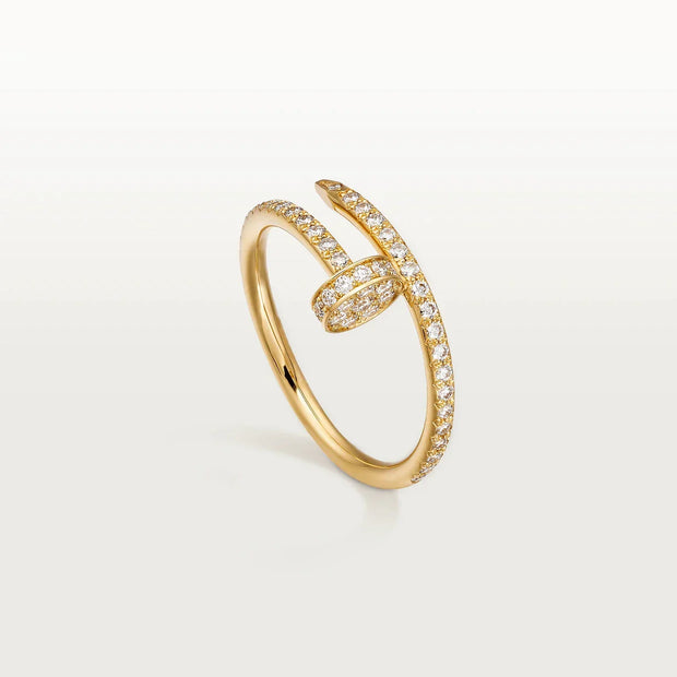 JUSTE RING 1.8MM GOLD DIAMONDS