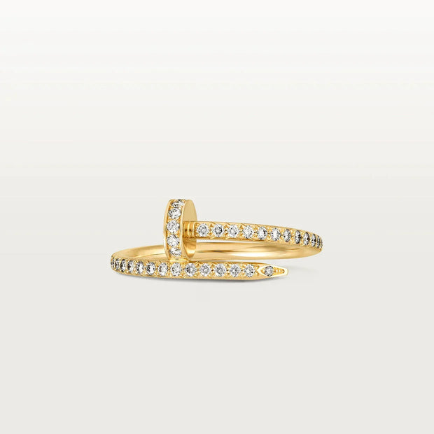 JUSTE RING 1.8MM GOLD DIAMONDS