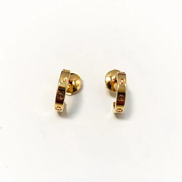 LOVE EARRINGS 2.65MM GOLD